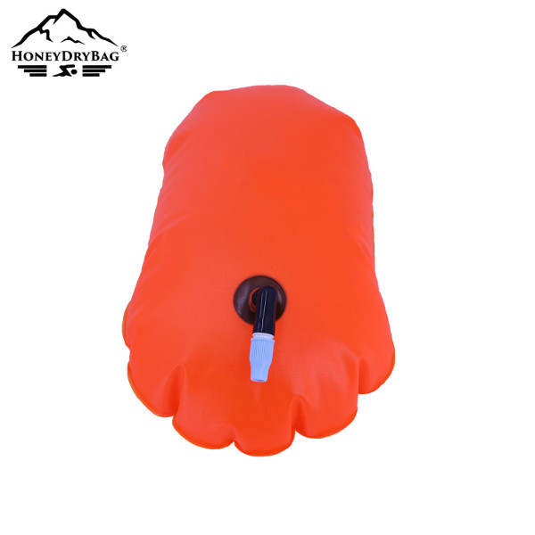 Rounded Rectangle PVC Open Water Swim Buoy, Tow Float for Triathlon