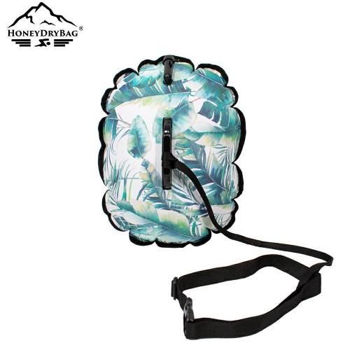 Customizable Printed Floral Pattern Nylon Open Water Swimming Buoy