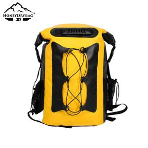 PVC Waterproof Backpack | Roll-top Waterproof Backpack with Bungee Cord