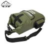 Tarpaulin Roll-top Waterproof Backpack with Detachable Shoulder Strap