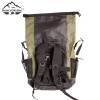 PVC Waterproof Backpack | Roll-top Backpack with Bungee Cord and Zipper Pocket