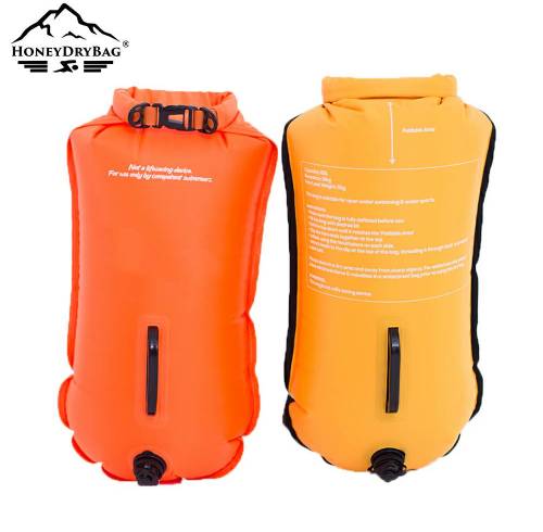 Open Water Swim Buoy | Double Air Chamber | Swimming Dry Bag