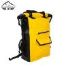 Double Buckle Two Tone Waterproof Backpack with Mesh Pockets