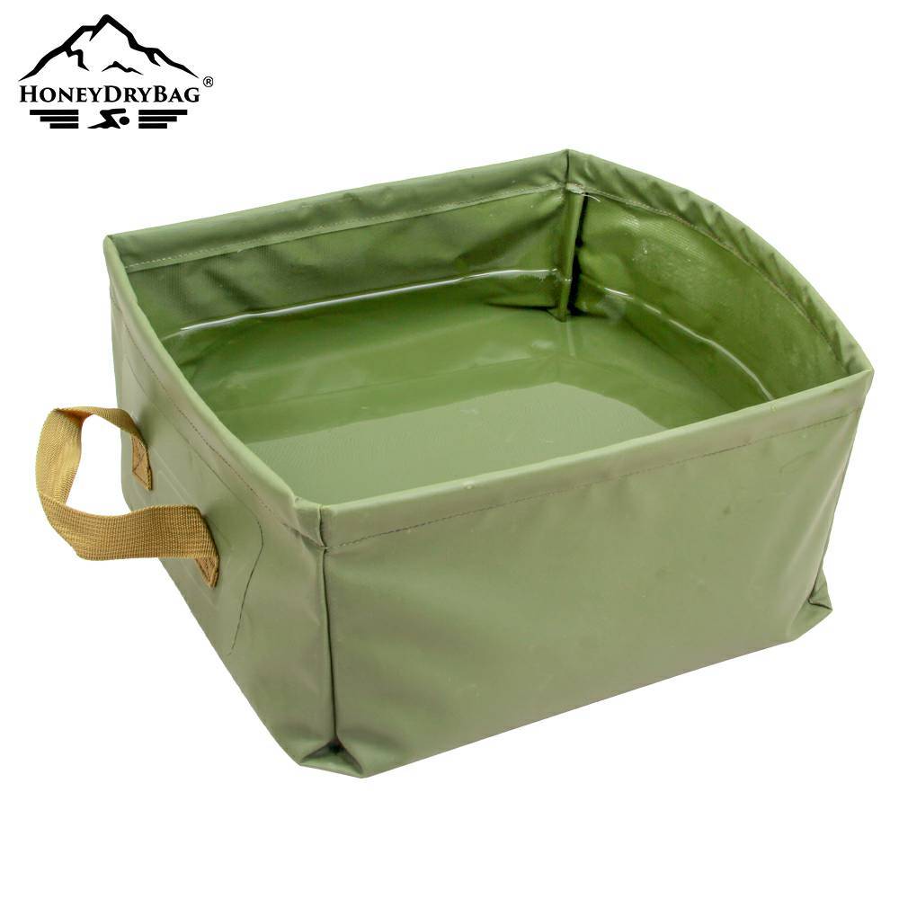 square foldable water bucket