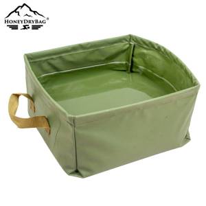 Collapsible Bucket for Camping (Square)
