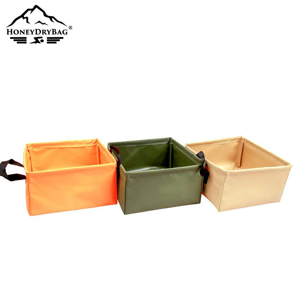 square foldable water bucket