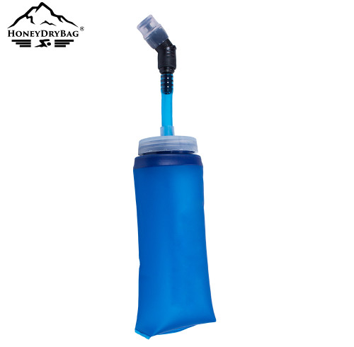 BPA Free TPU Trail Running Marathon Triathlon Water Bottle TPU Soft Flask with Straw