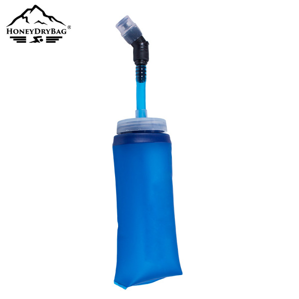 BPA Free TPU Trail Running Marathon Triathlon Water Bottle Soft Flask with Straw