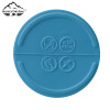 Silicone Collapsible Water Bottle with Stainless Steel Lid and Carabiner
