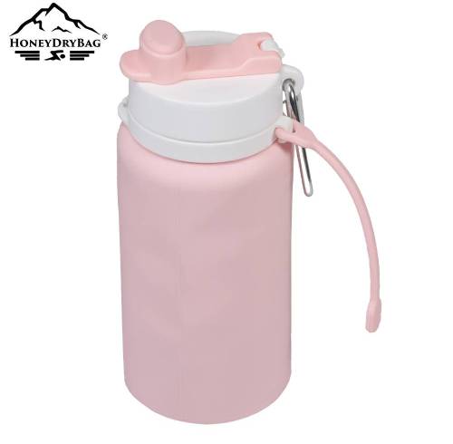 Silicone Collapsible Water Bottle with Lanyard