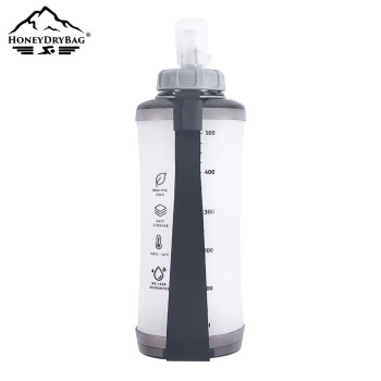 Hot Sale 500ml Food Grade Collapsible Travel Bottle Outdoor Sports Bottle