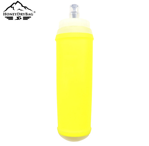 500ml Small mouth TPU soft flexible water Flask water bottle folding flask camping equipment used in trekking hiking outdoor