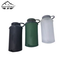 1L Portable Outdoor Collapsible Sports TPU Soft Water Bottle Flexible Reusable Travel Water Bottle Running Water Bottle