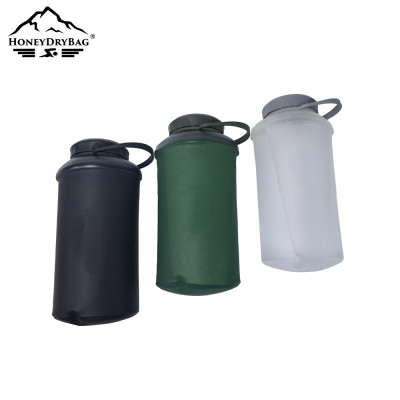 1L Portable Outdoor Collapsible Sports TPU Soft Water Bottle Flexible Reusable Travel Water Bottle Running Water Bottle