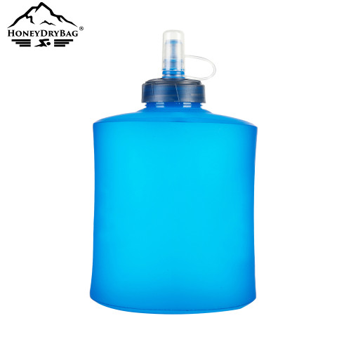 Wholesale 1000ml Silicone Water Bottle Running Folding Water Bottle Soft Water Bottle