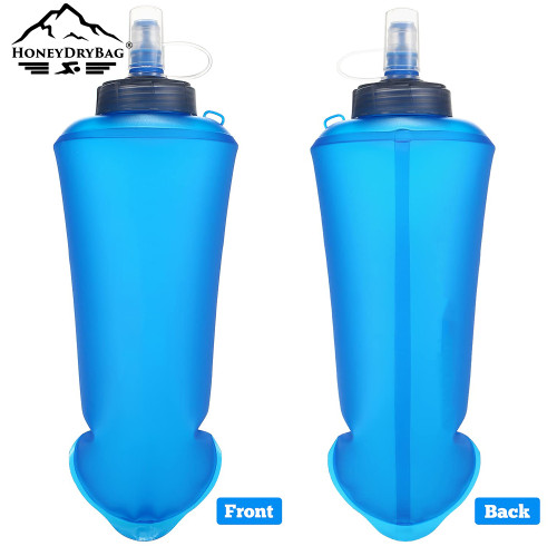 Oem/Odm TPU soft water bottle hiking camping training handheld running soft water bottle BPA free collapsible soft water flask