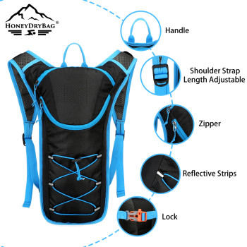 Lightweight Waterproof Hiking Pack Bag Outdoor Cycling Running Hydration Backpack