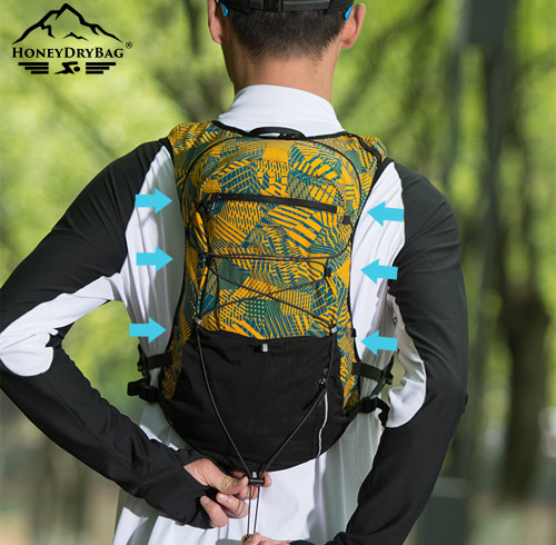 Customised logo Outdoor Sports Running Vest Hydration Backpack 12L Breathable Hydration Vest