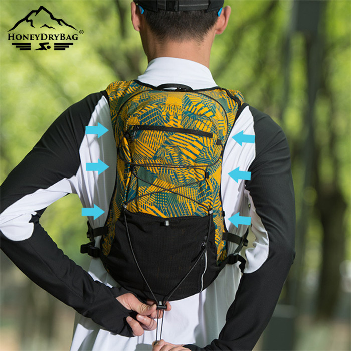 Customised logo Outdoor Sports Running Vest Hydration Backpack 12L Breathable Hydration Vest