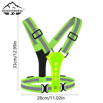 The latest trend of reflective vest running backpacking vest outdoor sports vests