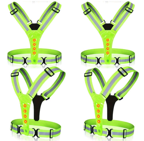 The latest trend of reflective vest running backpacking vest outdoor sports vests