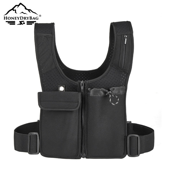 2024 New Mens Outdoor Sports Rucksack Marathon Mobile Phone Pouch Bag Vest Suitable for cycling Hiking