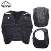 Ultralight Multifunctional Outdoor Trail Running Hydration Vest Adjustable Waistband Black TPU Water Bottle Vest