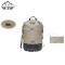 Double Buckle Two Tone Waterproof Backpack with Mesh Pockets