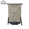 Double Buckle Two Tone Waterproof Backpack with Mesh Pockets