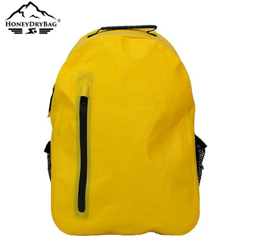 Double Buckle Two Tone Waterproof Backpack with Mesh Pockets