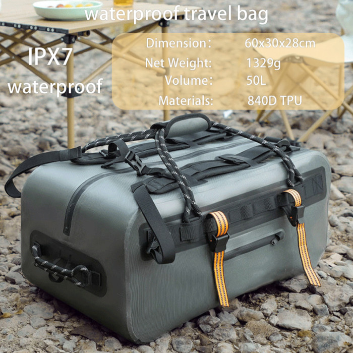 Custom Logo PVC Waterproof Hiking Dry Food Bag for Outdoor Sports Backpacks