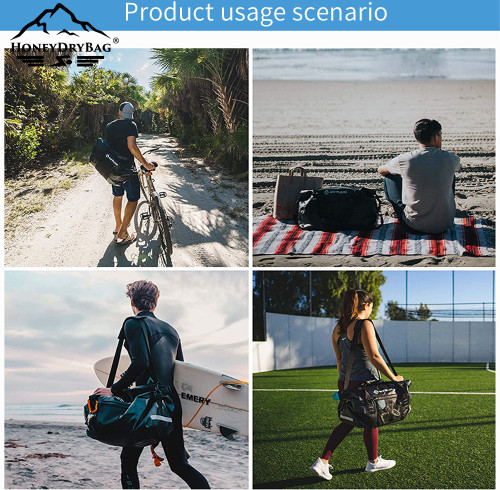 New Custom Logo 40L for Outdoor Hiking and Camping dry duffel bag Soft Insulated Waterproof