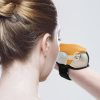 Running Water Bottle Handheld for Riding Climbing Sport 200ml Mini Water Bottle Feature Foldable Ball Design