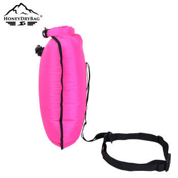 Hot Selling Thickened Inflatable Watertight Swim Buoy Float Storage Waterproof PVC Triathlon Buoy