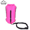 Hot Selling Thickened Inflatable Watertight Swim Buoy Float Storage Waterproof PVC Triathlon Buoy