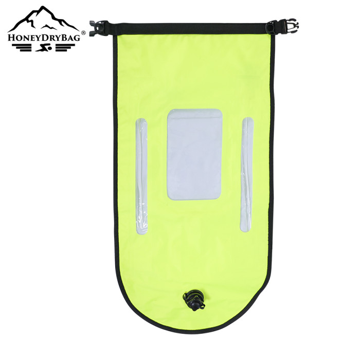 Ultra-Light Ultralight Dry Bag with Safety Buoy Mini Swim Tow Bubble Float for Open Water Swimming