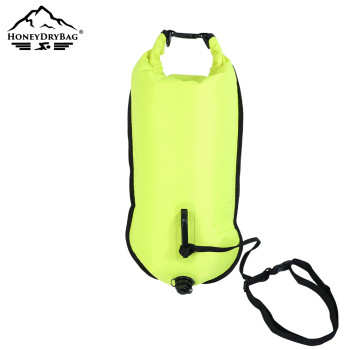Ultra-Light Ultralight Dry Bag with Safety Buoy Mini Swim Tow Bubble Float for Open Water Swimming