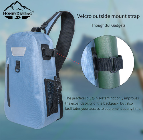 10L Outdoor Waterproof Backpack 840D Nylon TPU Travelling Bag for Outdoor Camping or Sailing