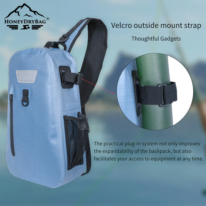 10L Outdoor Waterproof Backpack 840D Nylon TPU Travelling Bag for Outdoor Camping or Sailing