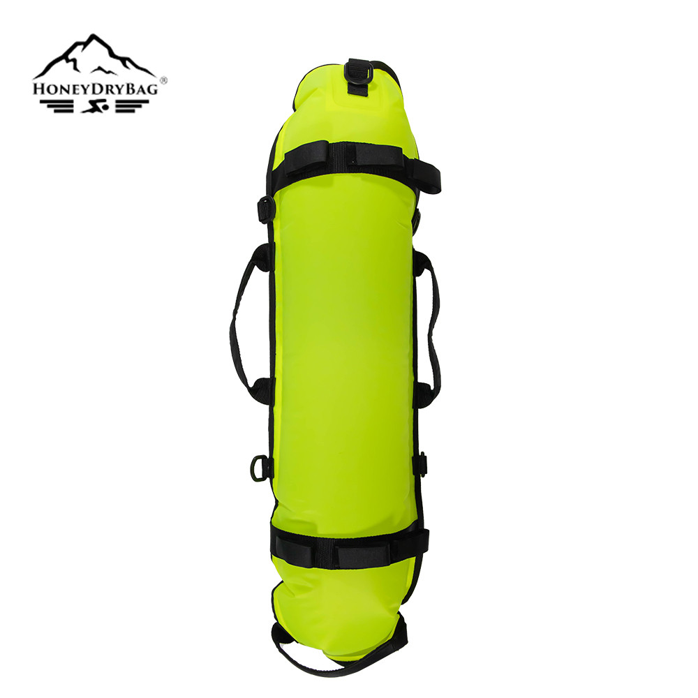 The torpedo shape helps reduce drag and move more efficiently through the water.