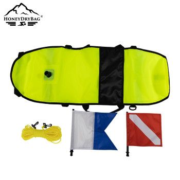 Hot Selling Professional Spearfishing Bcd scuba Diving Spearfish Buoy TPU torpedo buoy