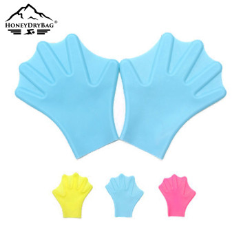 Hot Sale Swim Gloves for Water Resistance Silicone Training Paddle Dive Glove Hand Webbed Flippers