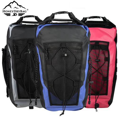 2025 PVC Hiking Portable Folding Travelling Camping Backpack Outdoor Picnic Waterproof Rucksack