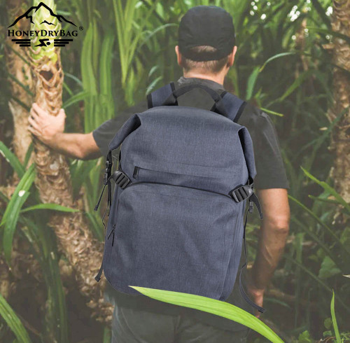 2025 Custom Heavy Duty Outdoor Travel Waterproof Backpack with Front Zip Pocket for Easy Use