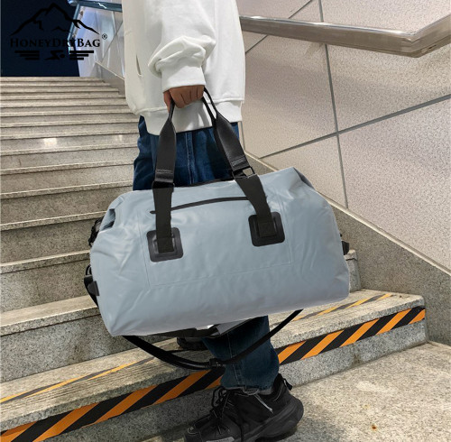 Hiking Custom Logo Backpack Camping Canvas Outdoor Roll Top Dry Bag Folding