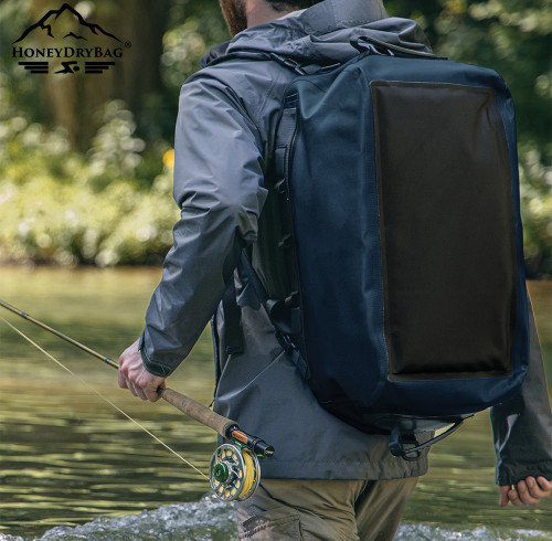 Large Tarpaulin Outdoor Weekend Travel Rucksack Gym Duffel Bag Backpack Technical Waterproof