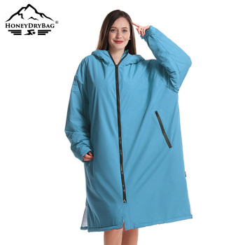 Custom Logo Waterproof Swim Parka Jacket for Fashion Wear Best Quality Plain Swim Parka Long Jacket