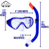 2025 Wholesale Manufacture Professional Silicone Seal for Lap Swimming & Diving Mask