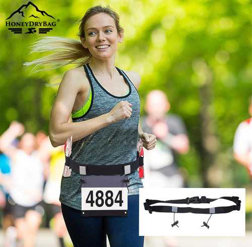 Marathon belt Waterproof Waist Pouch with Adjustable Belt for Leisure Outdoor Sports