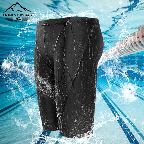 2025 Men's Swim Trunks Quick Dry Board Shorts Elastic Nylon Swimming Beachwear